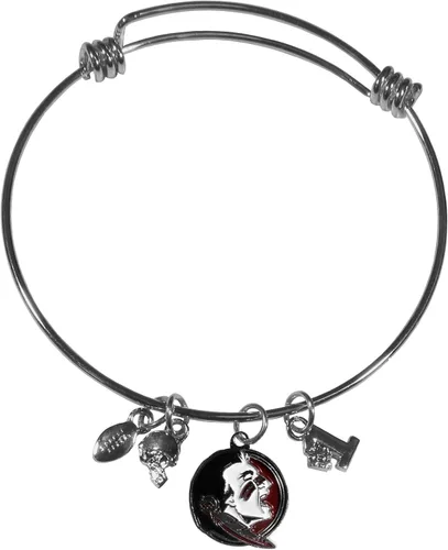 Vista 4 de Siskiyou Sports NCAA unisex-adult Charm Bangle Bracelet