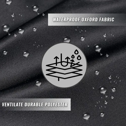 Vista 2 de Bolsas de almacenamiento para cojines de patio al aire libre, 68 pulgadas, impermeables, extra grandes, para muebles de patio, bolsa