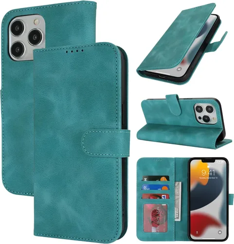 Vista 158 de Funda tipo cartera para iPhone 8 Plus iPhone 7 Plus con tarjetero para iPhone 8 Plus, funda tipo cartera para mujeres y hombres, de piel sintética