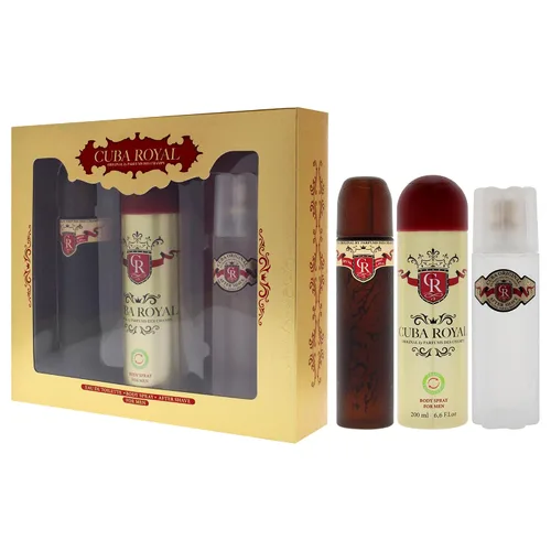 Vista 4 de Cuba Royal by Cuba, set de regalo de 3 piezas para hombre