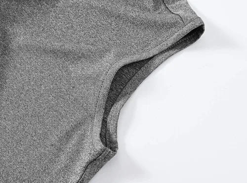 Vista 5 de BASUDAM Polo de golf sin mangas para mujer, cuello en V, sin cuello, camisetas de tenis para correr, secado rápido