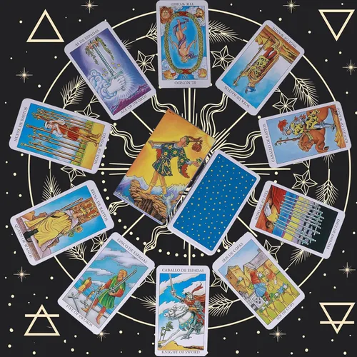 Vista 6 de Cartas de Tarot en Español: Cartas del Tarot Español, Cartas Originales del Tarot con Guía para Principiantes - Cartas de Tarot