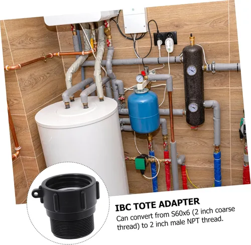 Vista 9 de Adaptador de tanque con sellado a convertidor de grado alimenticio para agua potable y conexiones de manguera de jardín