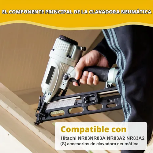 Vista 5 de Paquete de 3 destornilladores de pistón 877-323 para clavadora de enmarcar Hitachi NR83A NR83A2 NR83A2 (S) NR83A3 - Reemplaza 877323, 885-915, SP