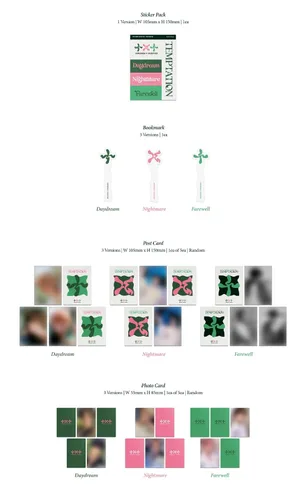Vista 5 de T'omorrow X T'ogether TXT The Name Chapter Temptation Album Nightmare Ver.