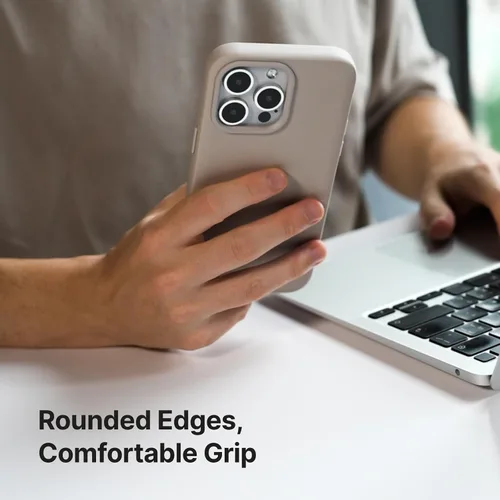 Vista 3 de [Usado] RhinoShield SolidSuit - Funda compatible con Magsafe para iPhone 13 Mini, funda protectora de diseño delgado absorbente de golpes