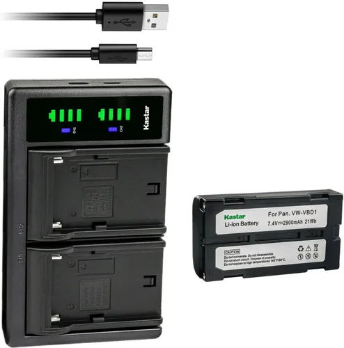 Vista 8 de Kastar Cargador de batería USB LTD2 para BDC46B, BDC-58, BDC58, BDC-70, BDC70, BLI-SRX1, SDL30, SDL50, CDC68, Energizer ERC610, Fuji VMBPL30A