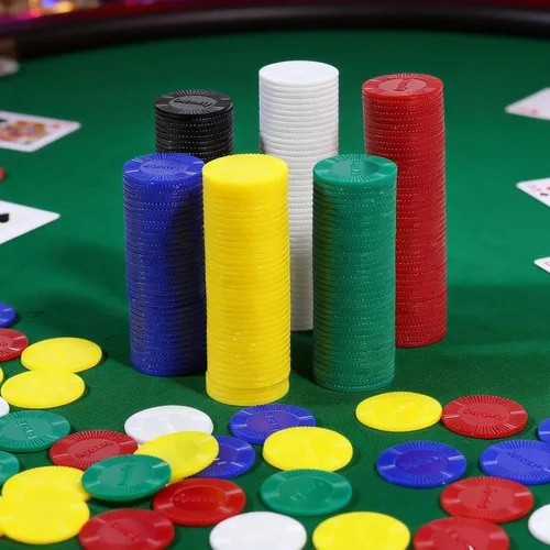 Vista 7 de 480 fichas de póquer de plástico a granel para juegos de cartas de póquer, marcadores de conteo para jugar, aprender matemáticas, contar recompensas