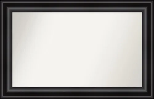 Vista 661 de Amanti Art Espejo personalizado, espejo de baño negro puente, espejo de pared o espejo de tocador de baño sobre el fregadero (26 x 26 pulgadas)