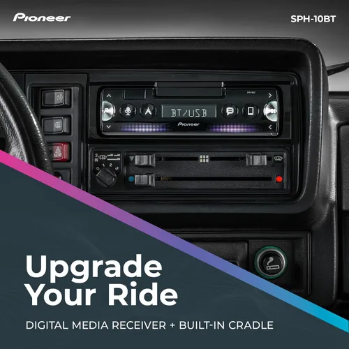 Vista 2 de Pioneer SPH-10BT 1-Din Smart Sync Estéreo para coche con Bluetooth