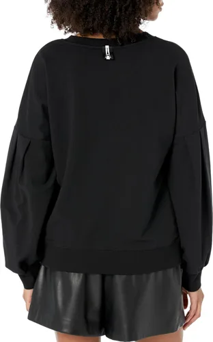 Vista 2 de Karl Lagerfeld Paris Sudadera de manga larga con logotipo para mujer