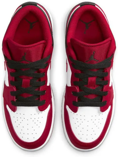 Vista 5 de Nike - Tenis de baloncesto para hombre, negro, blanco, rojo (WhiteGym Red-Black)