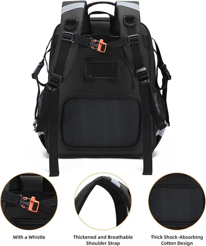 Vista 5 de Bolsa de primeros auxilios para trauma, mochila vacía, kits de emergencia médica, bolsa de salto para emergencias médicas, EMS, policía, bomberos