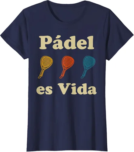 Vista 37 de Padel ES Vida Player Sport Life in Spanish En Espanol Men's T-Shirt