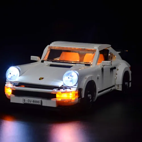 Vista 3 de Kyglaring Juego de iluminación LED para (kit de construcción Porsche 911) - Kit de luces compatible con el modelo de bloques de construcción Lego