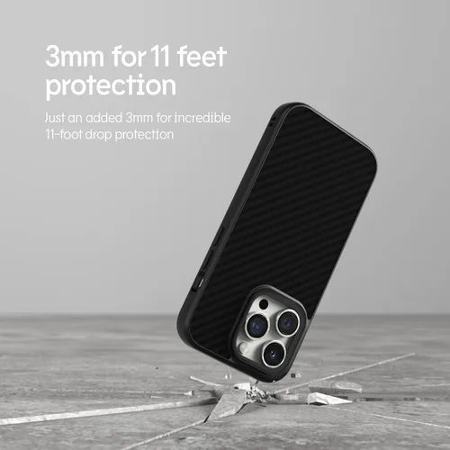 Vista 2 de [Usado] RhinoShield SolidSuit - Funda compatible con Magsafe para iPhone 13 Mini, funda protectora de diseño delgado absorbente de golpes