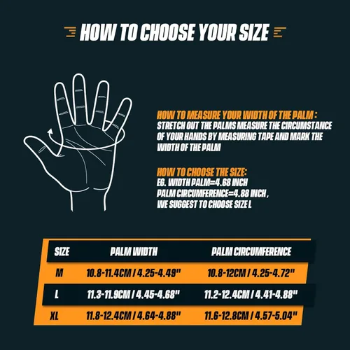 Vista 2 de OOPOR Guantes de motociclismo, guantes de ciclismo para hombres y mujeres, guantes de bicicleta sin dedos, guantes de bicicleta para levantamiento
