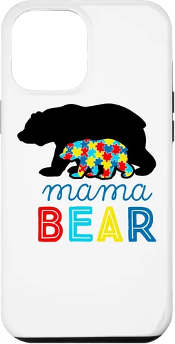 Vista 26 de Autism Awareness Mama Bear Autistic Mom Gift Case for iPhone 17