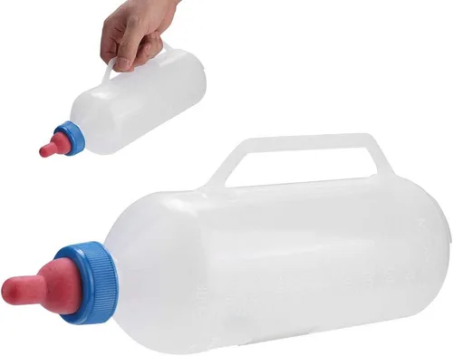 Vista 4 de Alimentador de botellas de cordero Botella de cordero huérfano 28 × 11 × 8 1 l Botella de leche de cordero Bebé Cabra Alimentador de leche