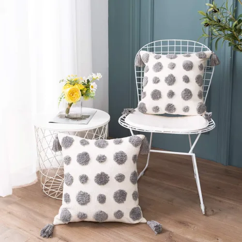 Vista 4 de PLWORLD - Juego de fundas de almohada boho