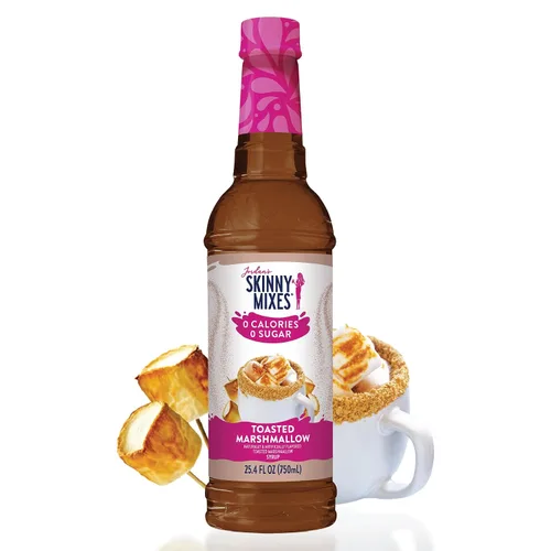 Vista 10 de Jordan's Skinny Mixes Jarabe de café sin azúcar, jarabe saborizante de café S'mores, mezcla de bebida cero calorías para lattes, hornear o batido