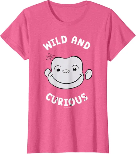 Vista 68 de Curious George Camiseta Big Face Wild and Curious Negro