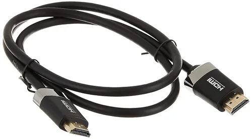 Vista 2 de Belkin Cable HDMI de alta velocidad HDTV con Ethernet, compatible con 4K / Ultra HD (3.3 ft/3.3 pies) High-definition video and audio, compatible
