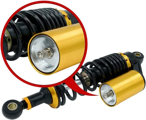 Vista 4 de Amortiguador de aire trasero universal de 320mm para motocicleta para Honda, Kawasaki, Suzuki, Yamaha, Go Kart, Scooters Sport Street Bike
