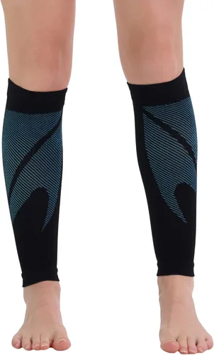 Vista 6 de CompressionZ Calf Compression Sleeves for Men & Women Running Shin Splint Support - Footless Socks Varicose Pain Relief