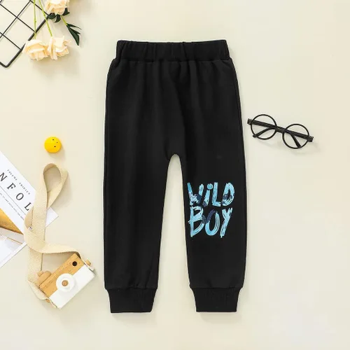 Vista 5 de Conjunto de sudadera de manga larga con capucha y pantalones deportivos para otoño e invierno
