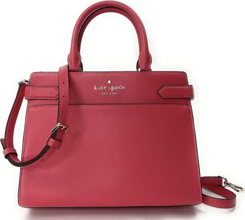 Vista 5 de Kate Spade New York Staci - Bolso de cuero Saffiano mediano sandía Sandía