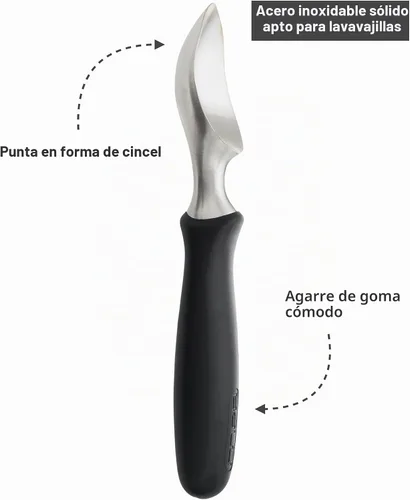 Vista 3 de BALCI Stainless Steel Ice Cream Scoop - Black Negro