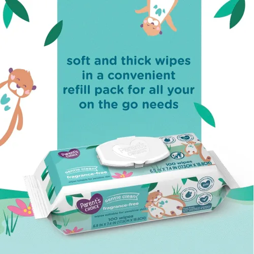 Vista 5 de Toallitas de bebé sin fragancia premium, suaves, gruesas y adecuadas para pieles sensibles, 300 unidades, hipoalergénicas, 99% de agua, pH
