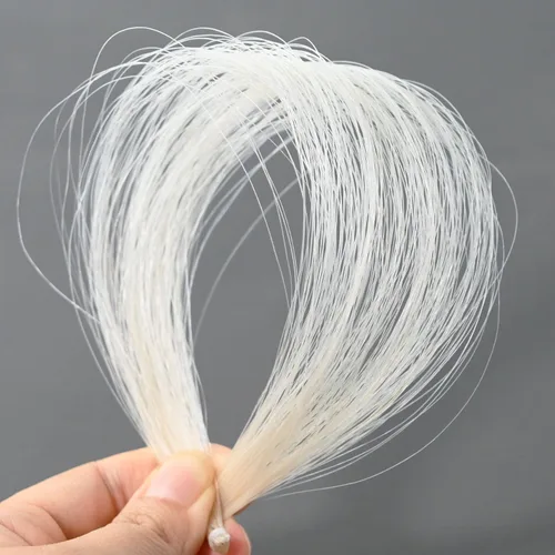 Vista 3 de 2 Hanks - Arco de violonchelo de 29 pulgadas de pelo natural de caballo mongol para 4/4 arco de violonchelo herramientas accesorios conjuntos Blanco