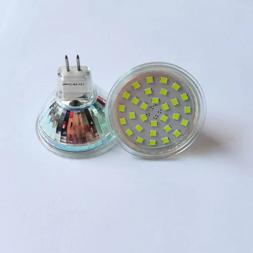 Vista 4 de 12V bajo voltaje MR16 GU5.3 Base LED 4W Bombilla verde equivalente a 20W 35W Luz halógena para iluminación de pista de inundación de paisaje al aire