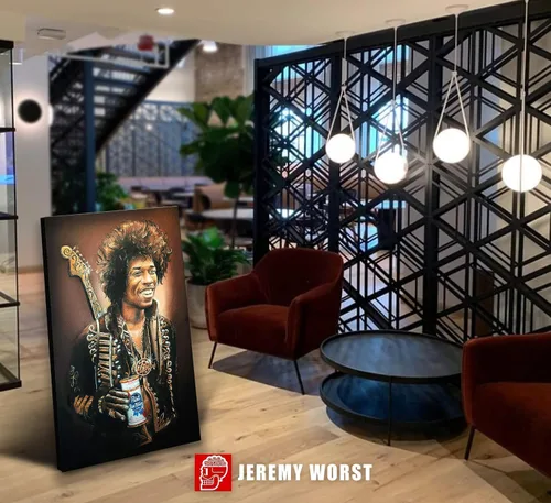 Vista 4 de JEREMY WORST " Sexy Urban and Music wall art " by Jeremy Worst Posters Canvases Decor Urban Culture Painting Woman Drinking Wine Whiskey Gifts