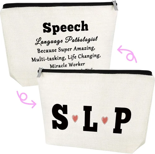Vista 10 de ABA Therapeut, regalo de agradecimiento para terapeuta, bolsa de maquillaje, terapeuta de comportamiento, regalo de agradecimiento para mujeres