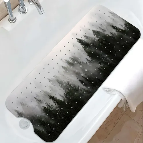 Vista 14 de Tapete de baño de sirena antideslizante, bonito tapete de baño de goma para bañera, tapete de baño para niños y niñas pequeñas, tapete de ducha