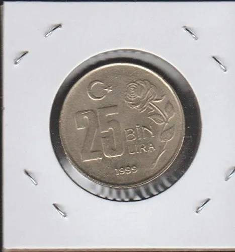 Vista 2 de 1999 TR Jefe de Ataturk dejó 25 Bin Lira Choice Extremadamente fino
