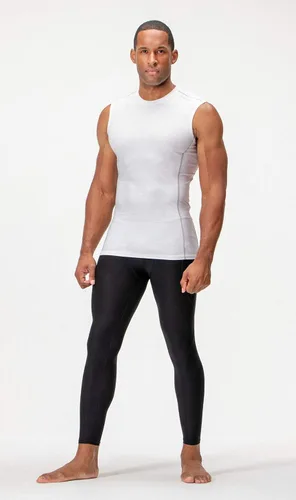 Vista 5 de DEVOPS Paquete de 3 camisas de compresión atléticas para hombre sin mangas
