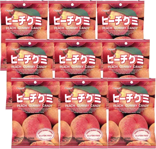Vista 2 de Kasugai Fruit Assort - Caramelos de gomitas de 3.59 onzas (paquete de 3)