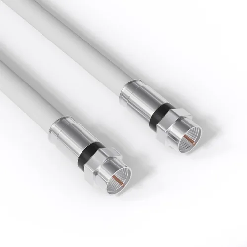 Vista 9 de Cable coaxial THE CIMPLE CO, 1 pie, RG6, Coax, cable de TV, flexible, para interior/exterior, cable para internet de alta velocidad, doble blindaje