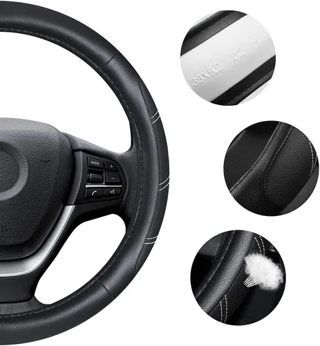 Vista 34 de Funda Elantrip SWC003 para volante Negro