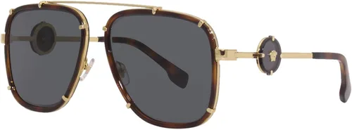Vista 3 de Versace VE2233 Gafas de sol - 147087 HavanaGris Oscuro - 2362in