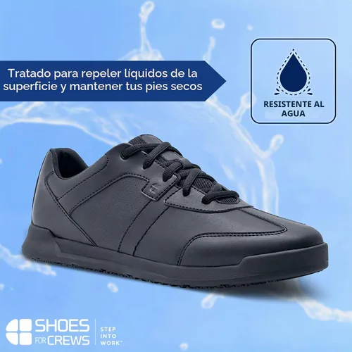 Vista 5 de Shoes for Crews Zapatillas de Trabajo Antideslizantes para Hombre – Cómodas, Zapatos Antideslizantes para Hombre para Restaurantes, Atención Médica