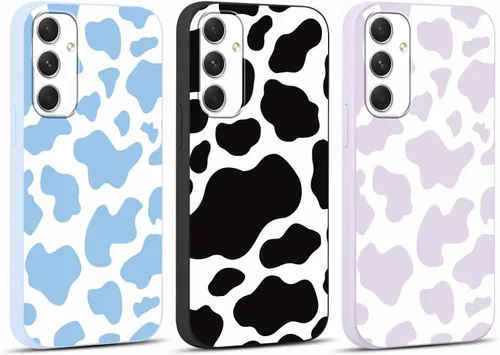 Vista 69 de Pack de 2 fundas con estampado de guepardo para Samsung Galaxy A03s 4G de 6.5", fundas de diseño de patrón de leopardo de lujo, de silicona suave