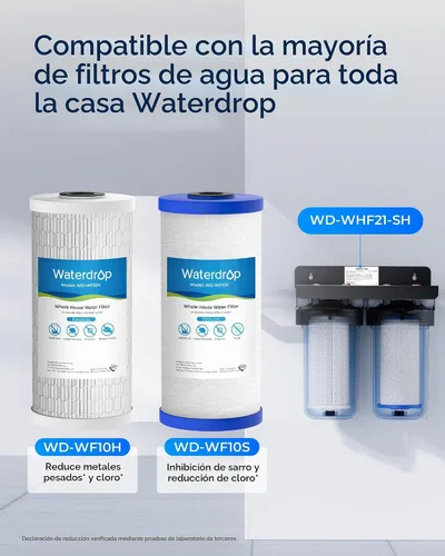 Vista 2 de Waterdrop WF10SH Filtro de agua para toda la casa para sistema WHF21-SH 10