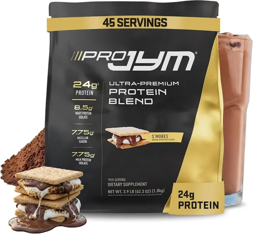 Vista 13 de JYM Supplement Science Pro JYM Proteína en Polvo Sabor Galleta de Chocolate Crujiente - Aislados de Proteína de Suero, Caseína y Proteína de Leche
