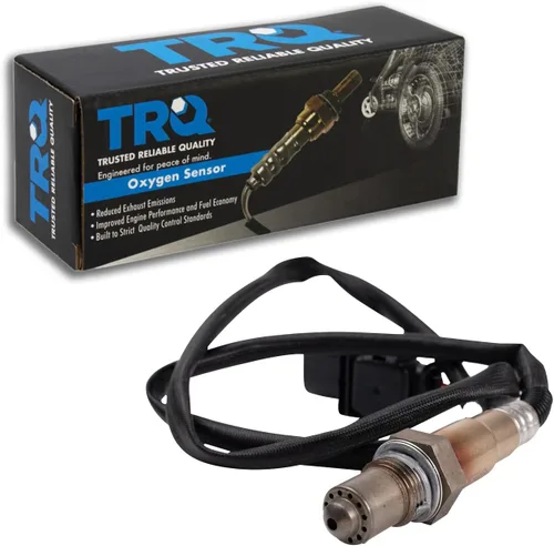 Vista 130 de TRQ Sensor de Oxígeno O2 de 4 Hilos de Banda Estrecha Compatible con VW Atlas 2.0L 2018-21, VW GTI 2.0L 2016-18, Audi A3 Quattro 2.0L 2015-18, VW