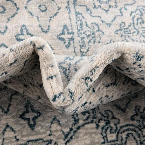Vista 8 de Unique Loom Newport Collection - Alfombra Chepstow (Runner 2' 0" x 3' 11", gris/marfil)